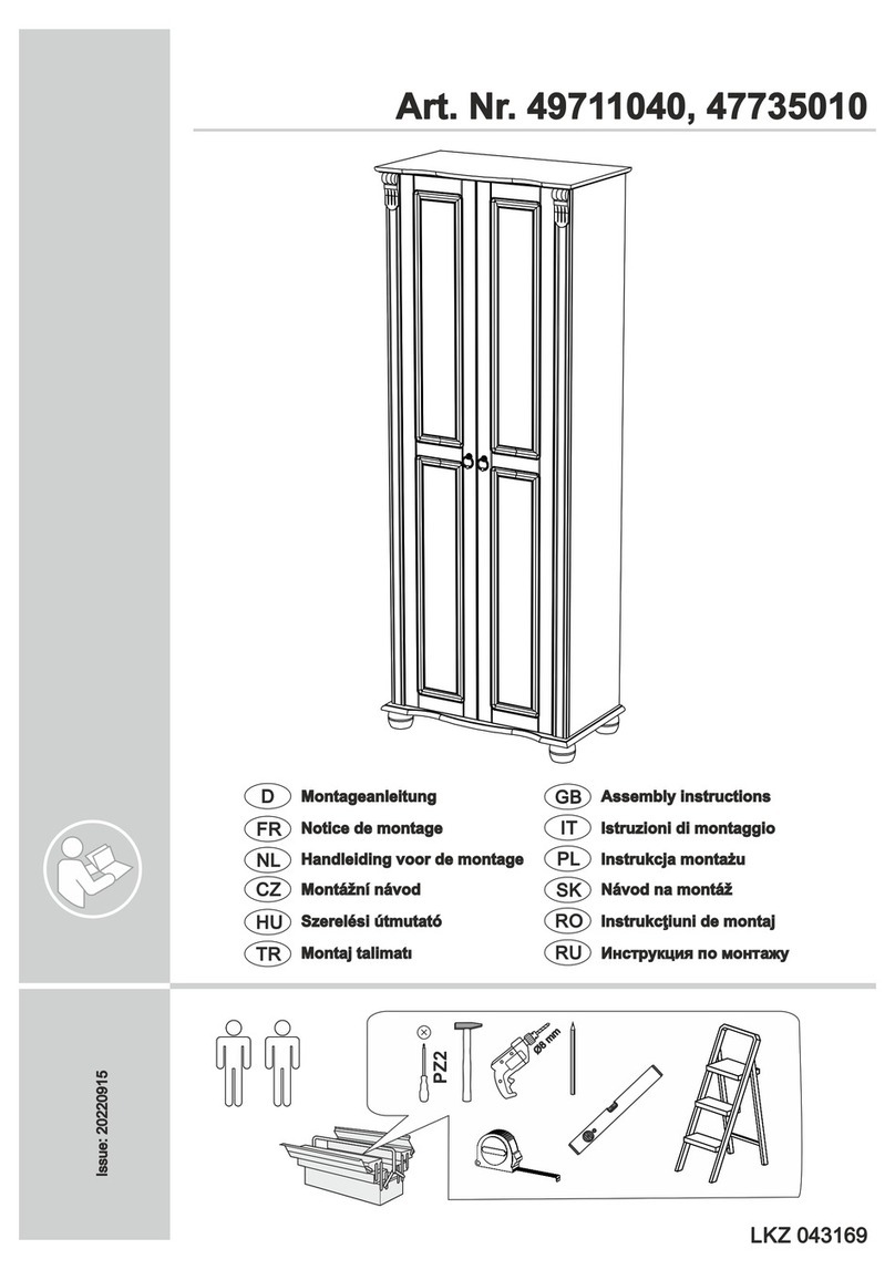 Home affaire Florenz 49711040 Assembly instructions