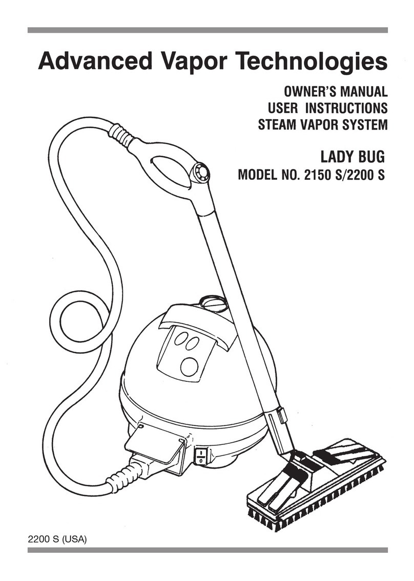Advanced Vapor Technologies Lady Bug 2150 S owner's manual Advanced Vapor Technologies Lady Bug 2150 S owner's manual
