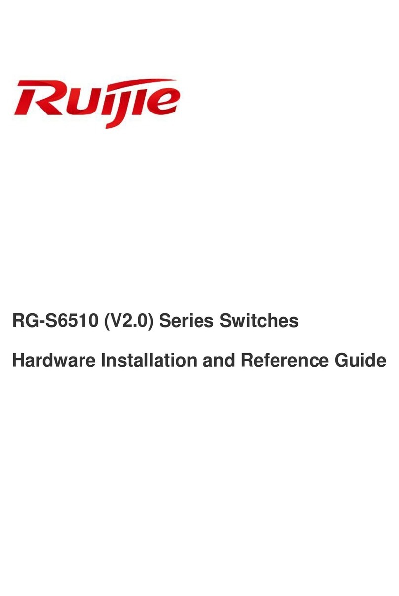 Ruijie RG-S6510 Series Installation and operating manual