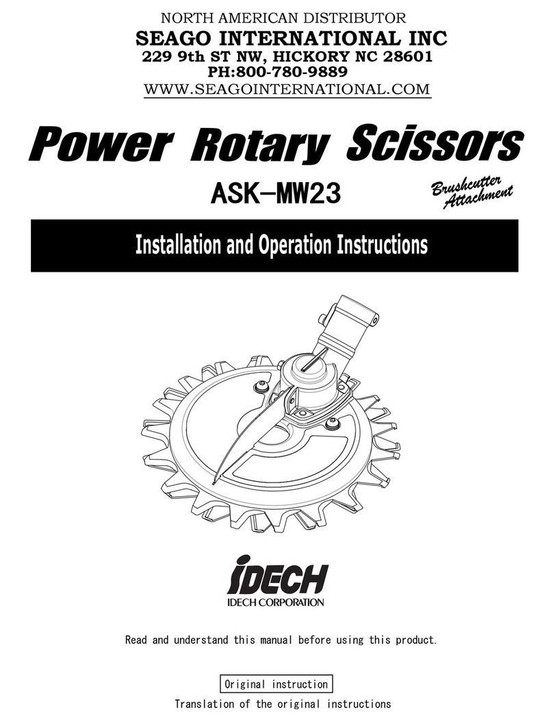 IDECH ASK-MW23 Installation and operation instruction