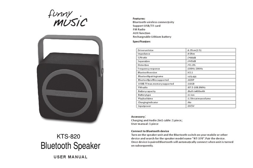 funny music KTS-820 user manual