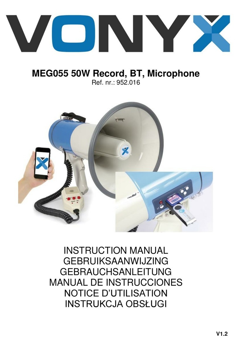 Vonyx MEG055 User manual