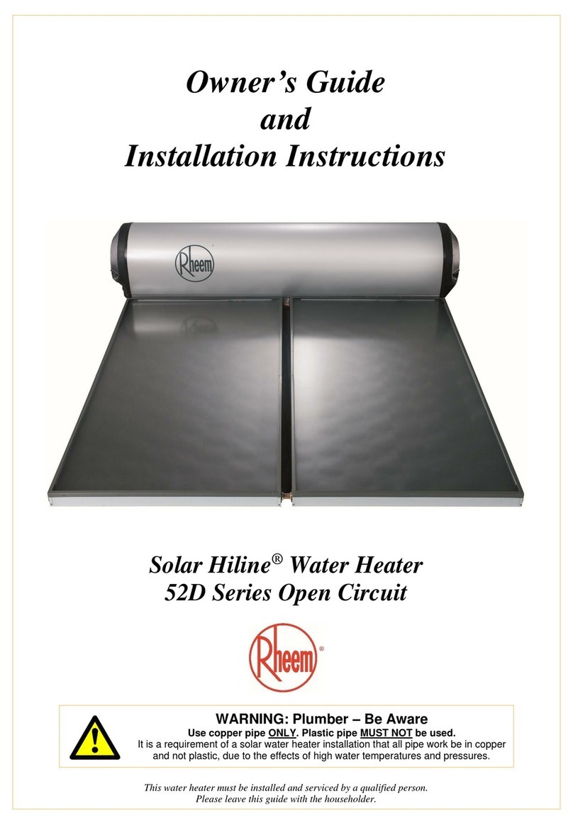 Rheem Solar Hiline 52D Series Technical Document