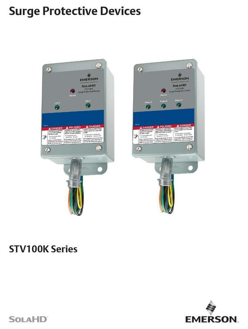 Emerson SOLAHD STV100K Series manual