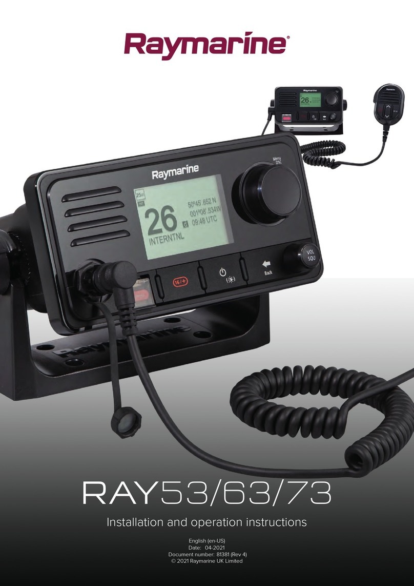 Raymarine RAY63 Owner's manual