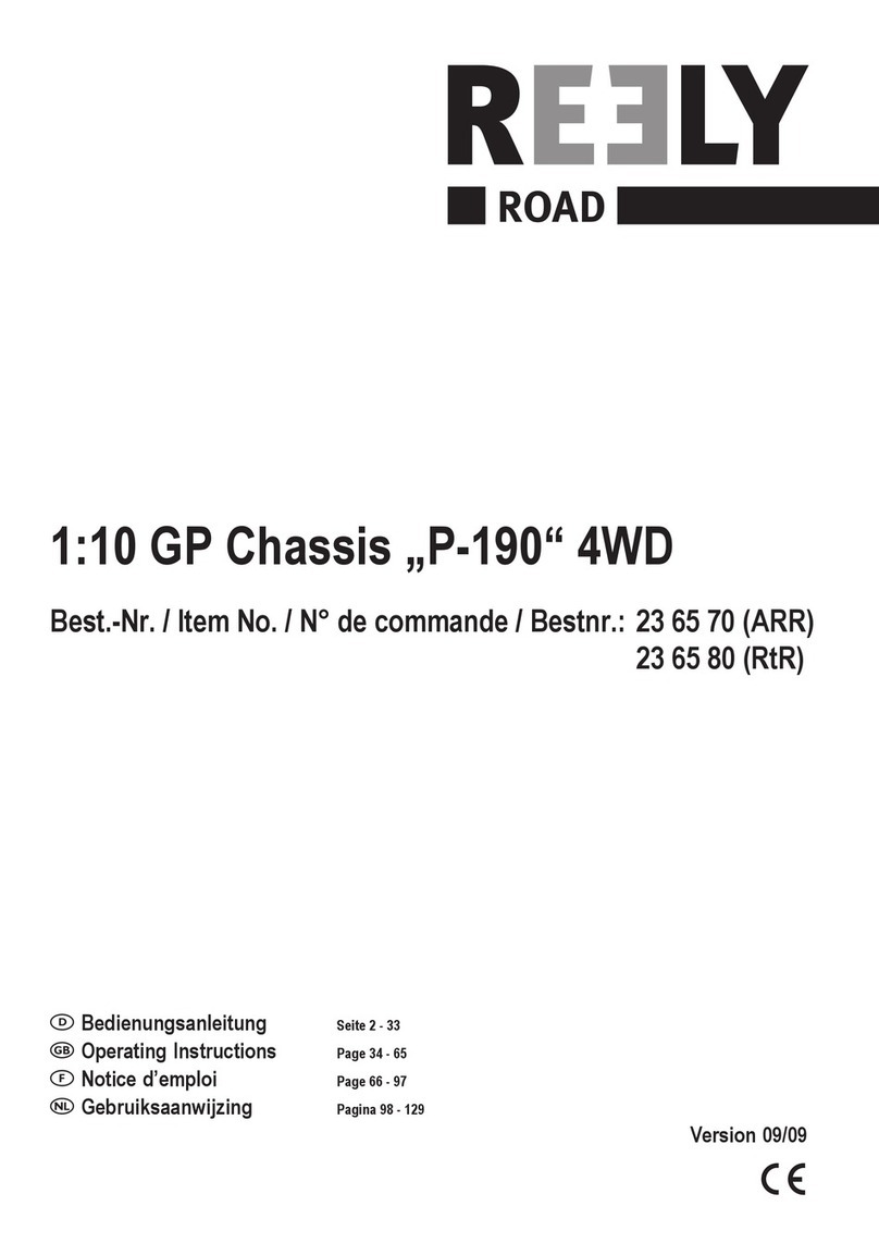 Reely ROAD 1:10 GP Chassis P-190 4WD User manual