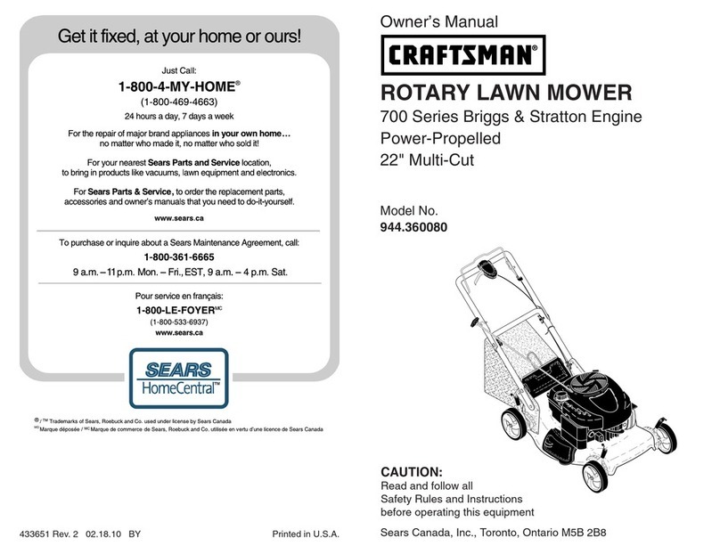 Craftsman 944.360080 owner's manual