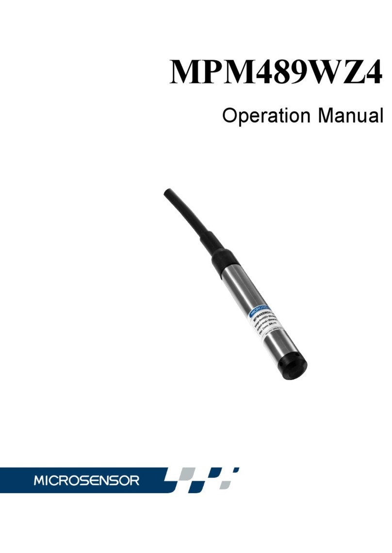 Microsensor MPM489WZ4 User manual