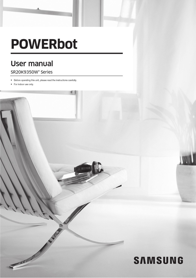 Samsung POWERbot SR20K9350W Series user manual