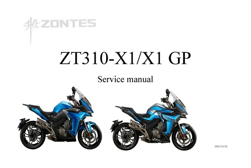 Zontes ZT310-X1 2021 Service manual