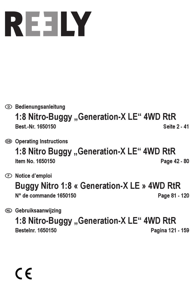 Reely 1:8 Nitro Buggy Generation-X LE 4WD RtR operating instructions Reely 1:8 Nitro Buggy Generation-X LE 4WD RtR operating instructions