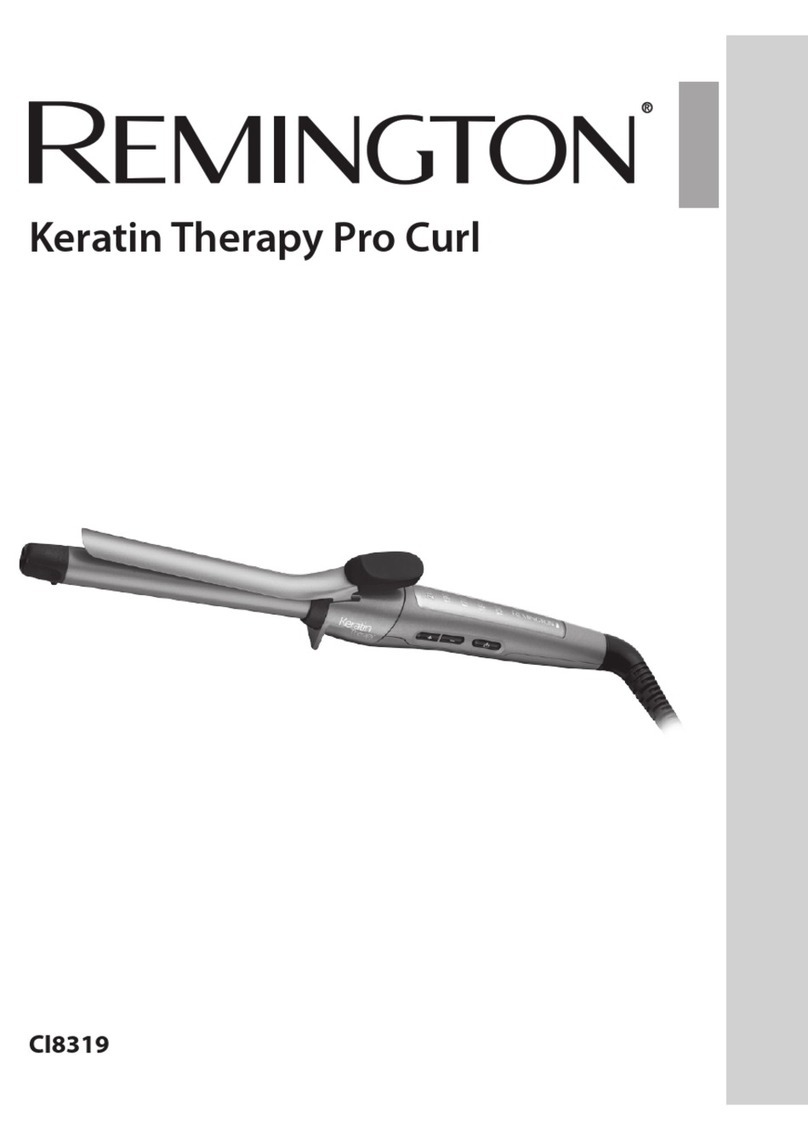 Remington KERATIN THERAPY PRO CURL CI8319 User manual