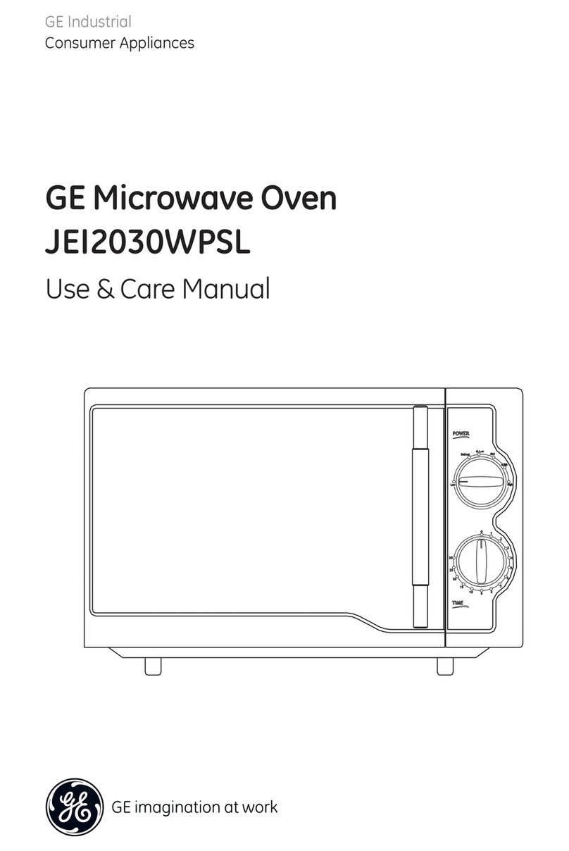 GE JEI2030WPSL User manual