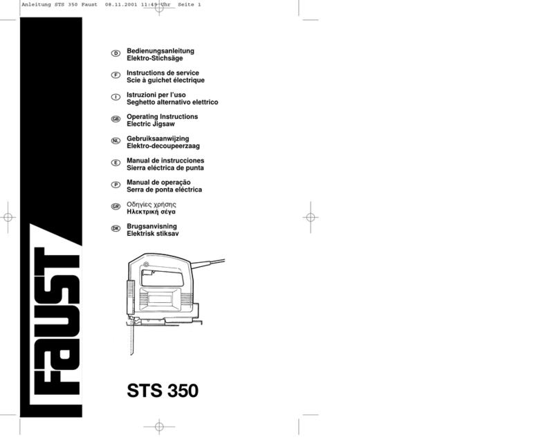 Faust STS 350 User manual