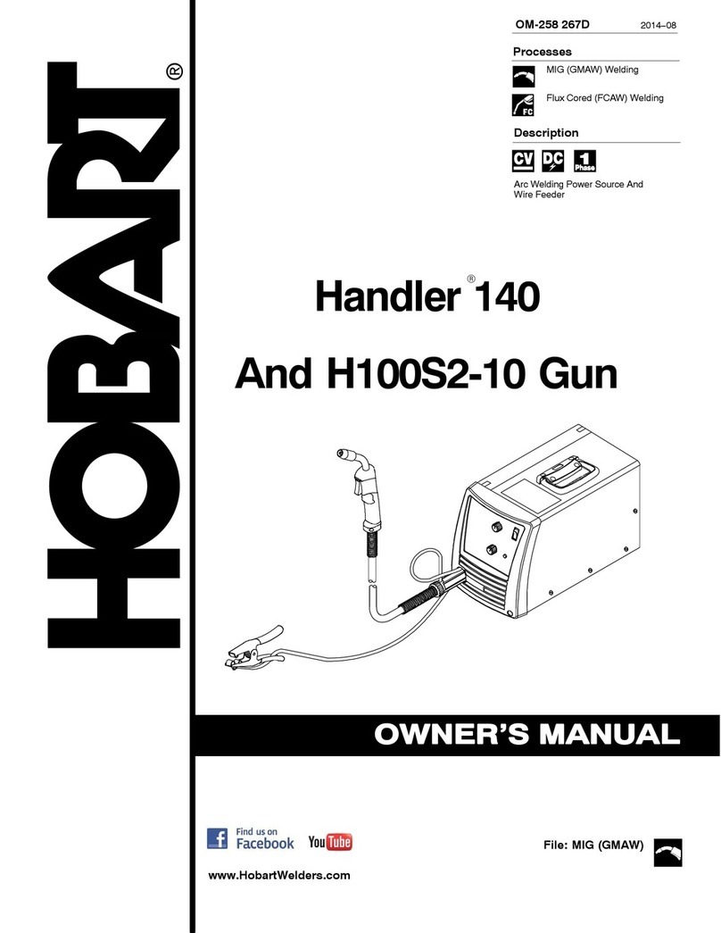 Hobart H100S2-10 owner's manual
