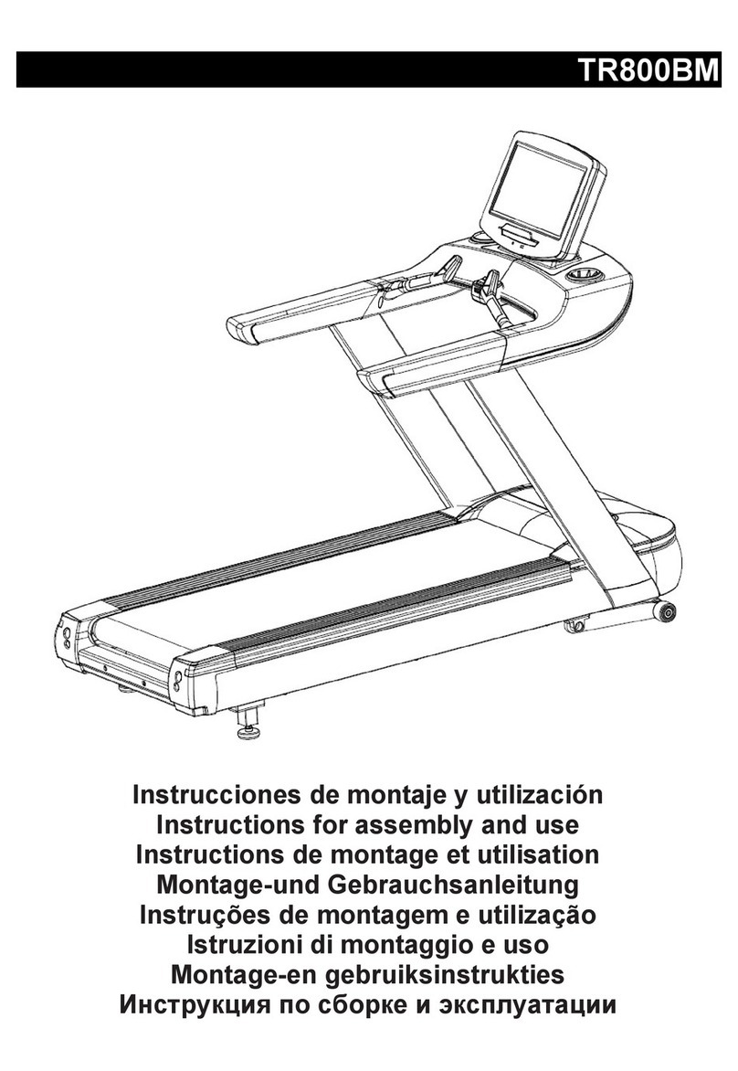 BH FITNESS TR800BM Instructions for assembly and use