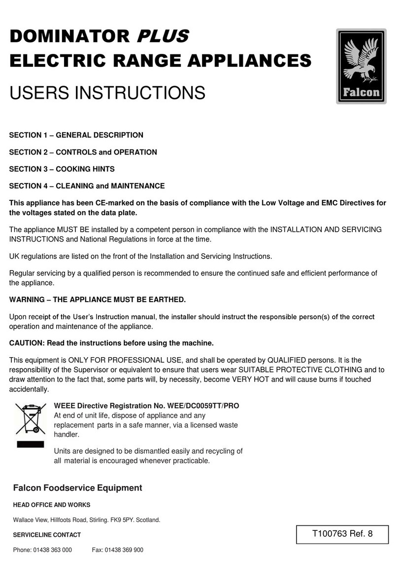 Falcon Dominator Plus E3101P/D User manual