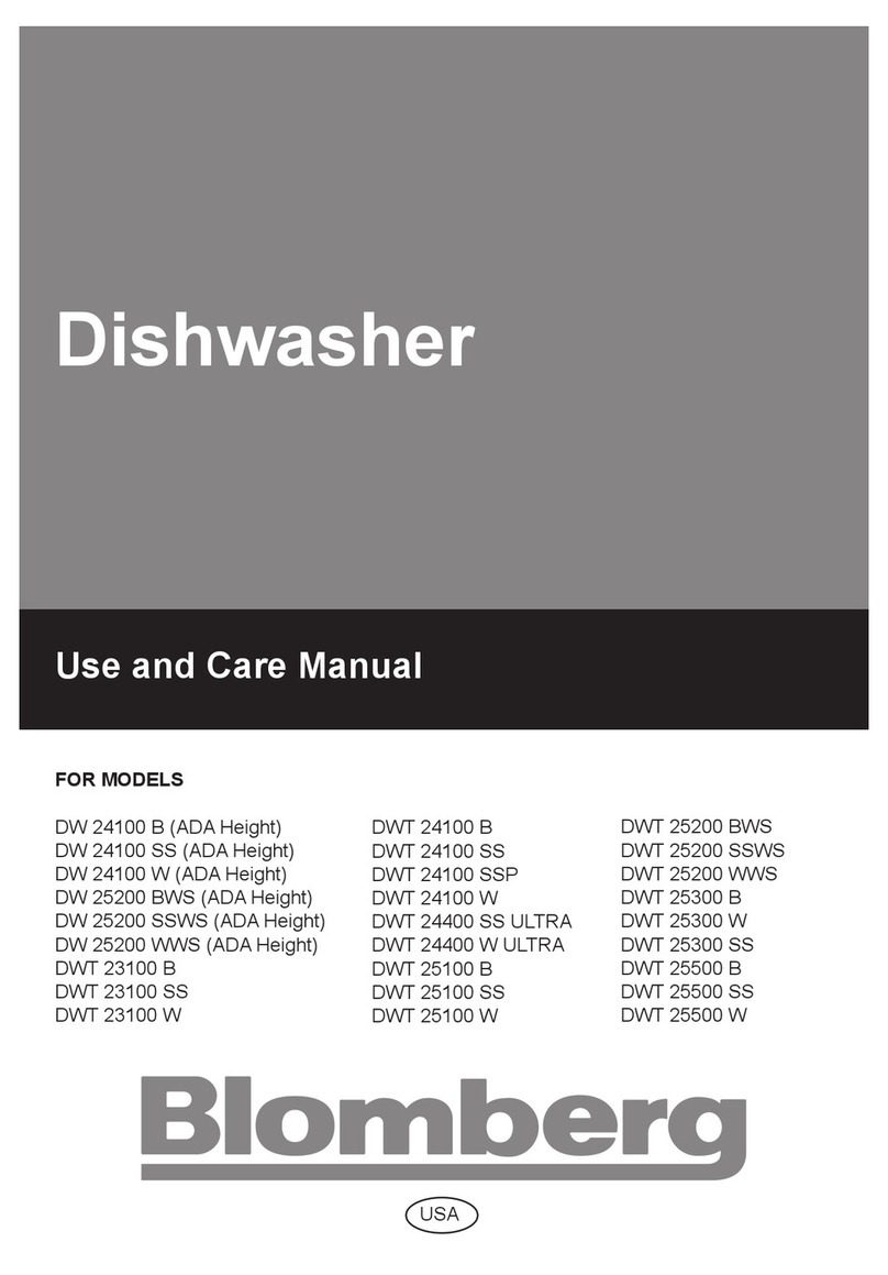 Blomberg DW 24100 W User manual