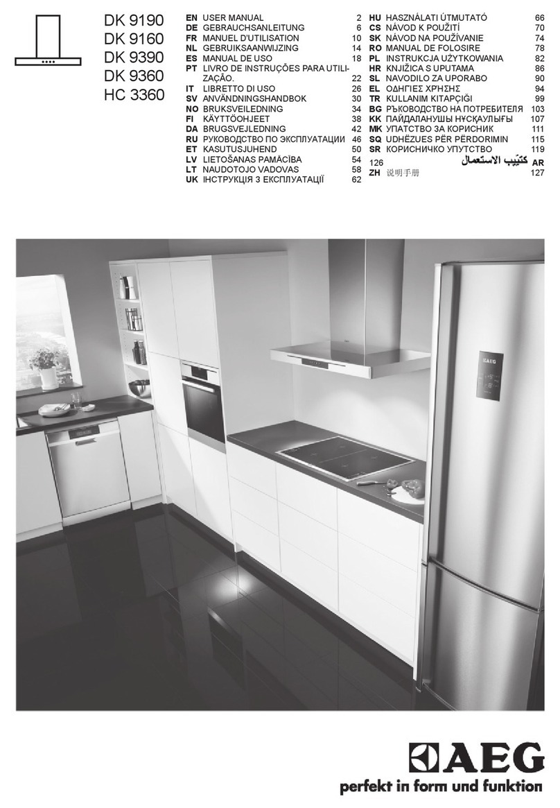 AEG DK 9190 User manual