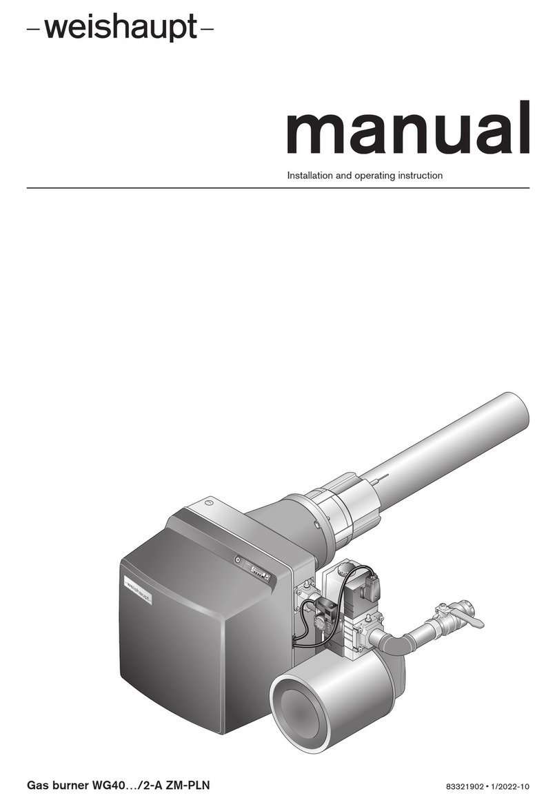 Weishaupt WG40 2-A ZM-PLN Series User guide