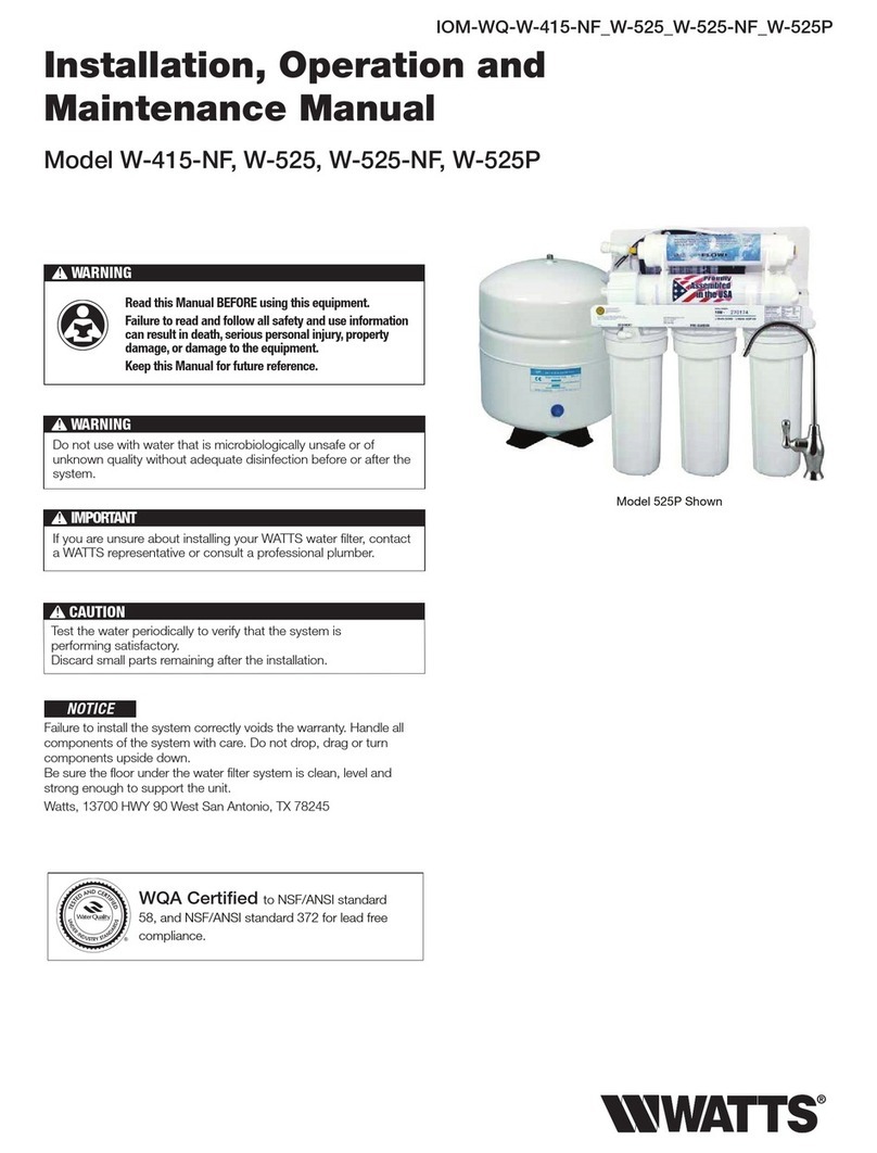 Watts W-415-NF User manual
