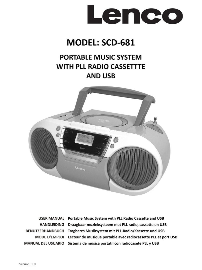 LENCO SCD-681 User manual