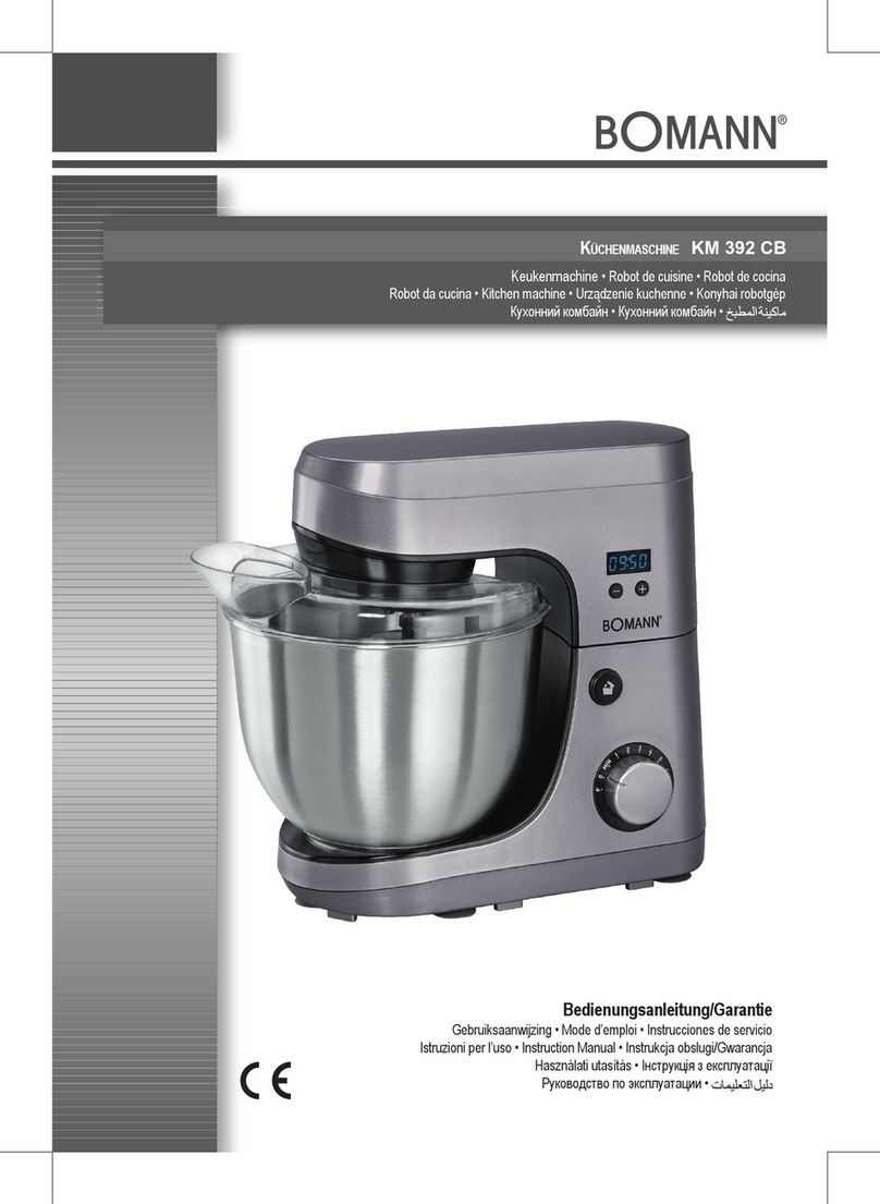 BOMANN KM 392 CB instruction manual