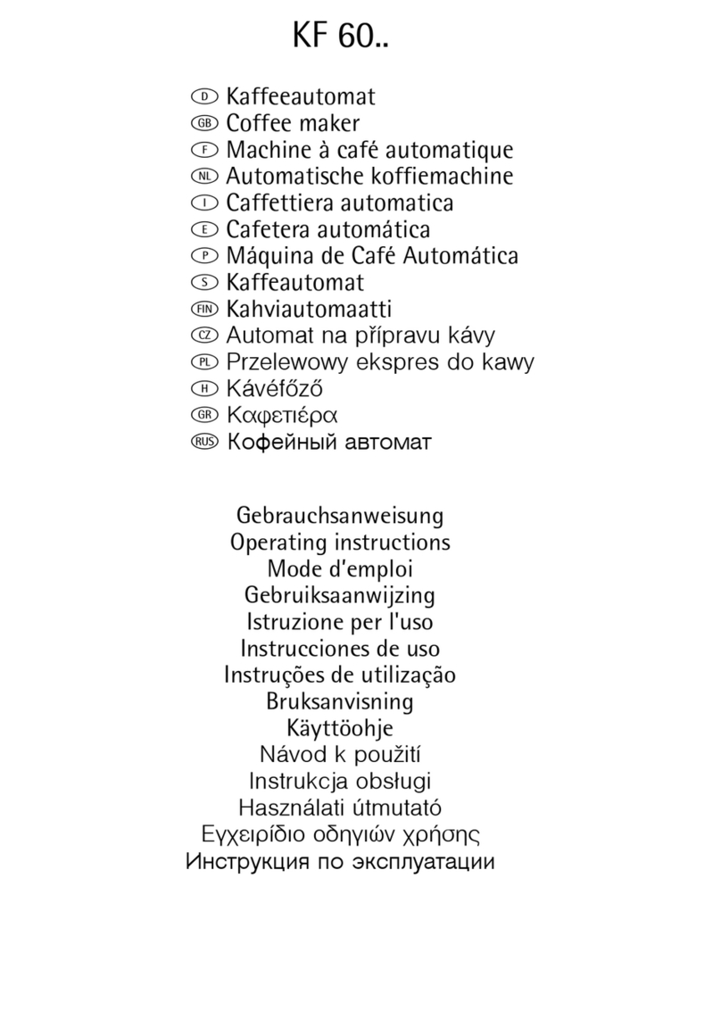 Electrolux AEG KF 60 Series User manual