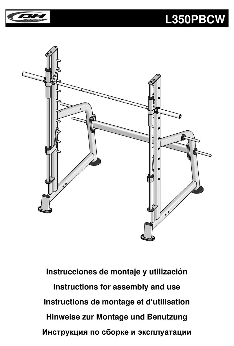 BH FITNESS L350PBCW Instructions for assembly and use BH FITNESS L350PBCW Instructions for assembly and use