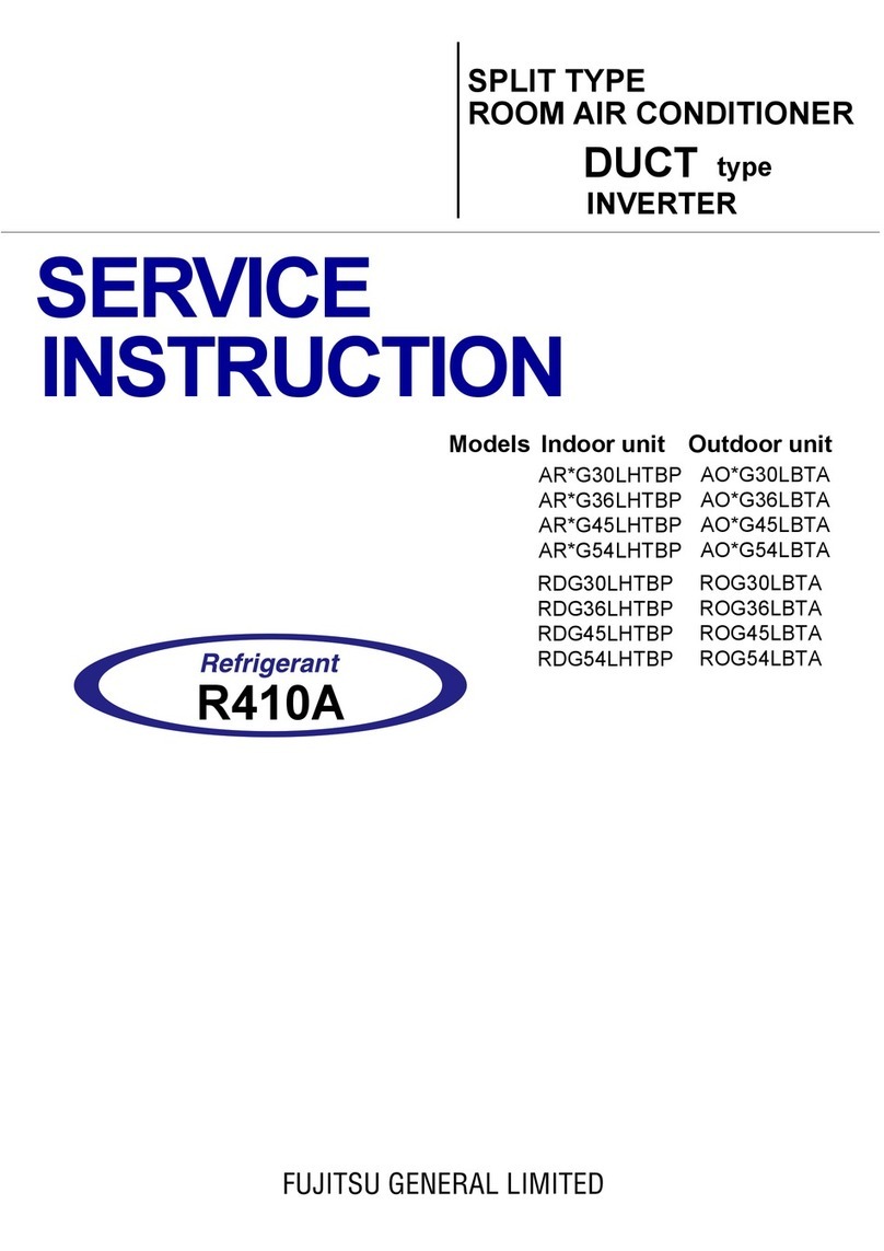 Fujitsu AR G30LHTBP Series Operating instructions