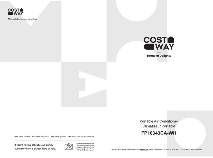 Costway FP10343CA-WH User manual