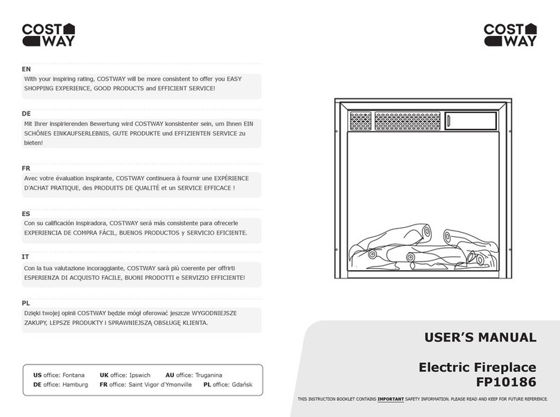 Costway FP10186 User manual