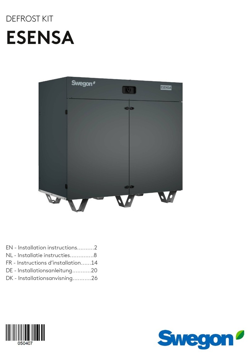 Swegon ESENSA User manual