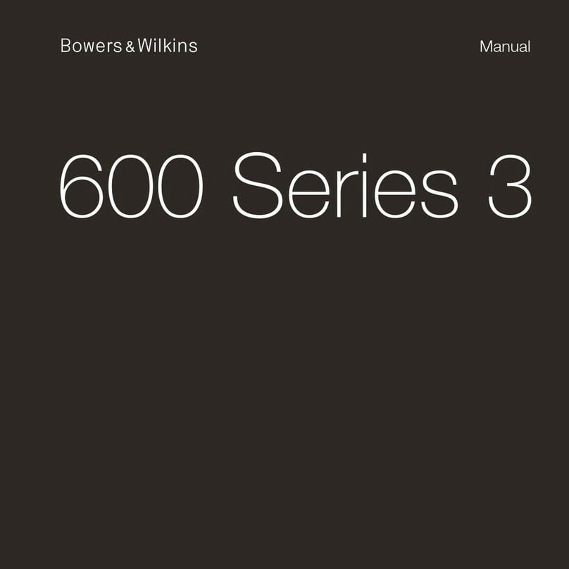 Bowers & Wilkins 600 Series 3 manual