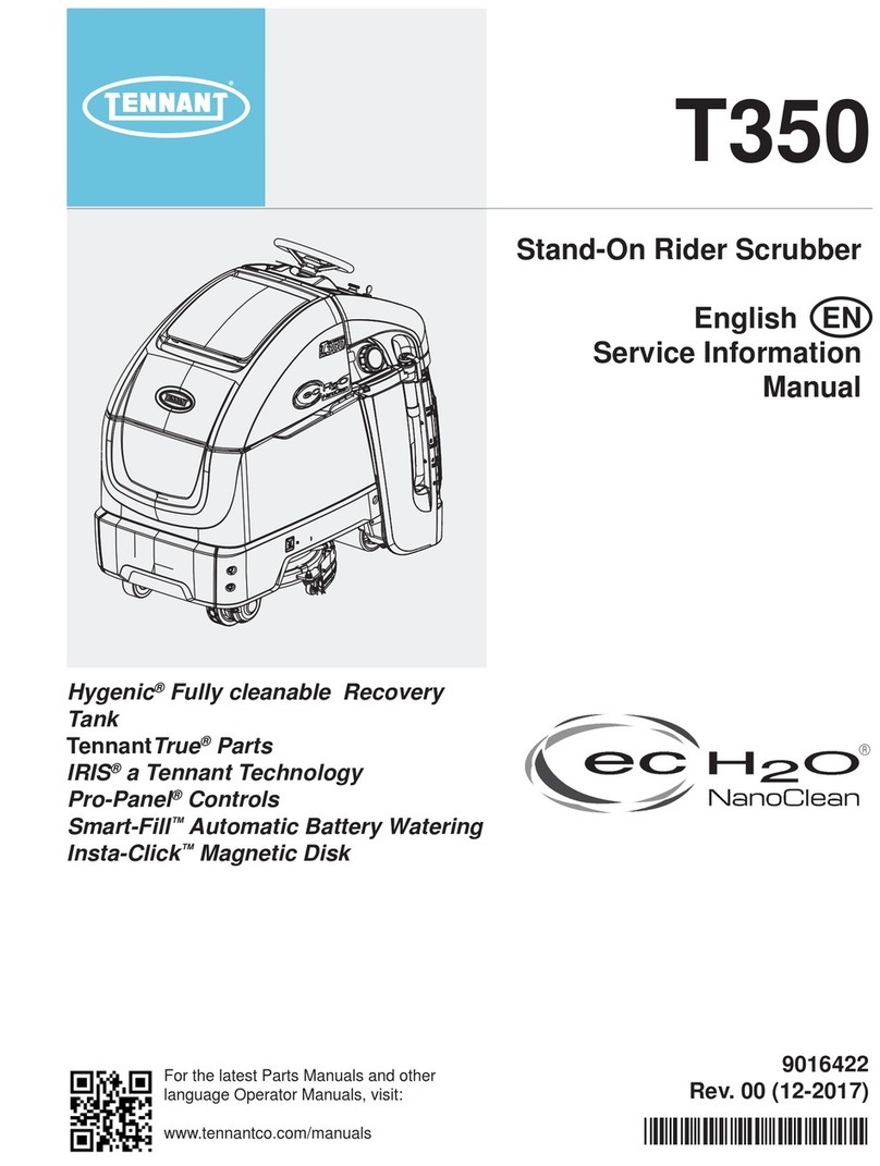 Tennant ec H2O NanoClean T350 Service information manual