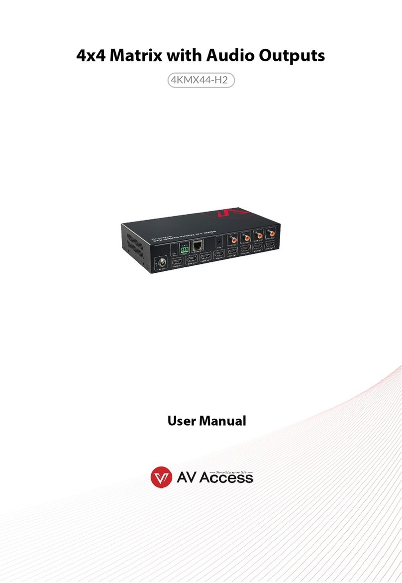AV Access 4KMX44-H2 user manual