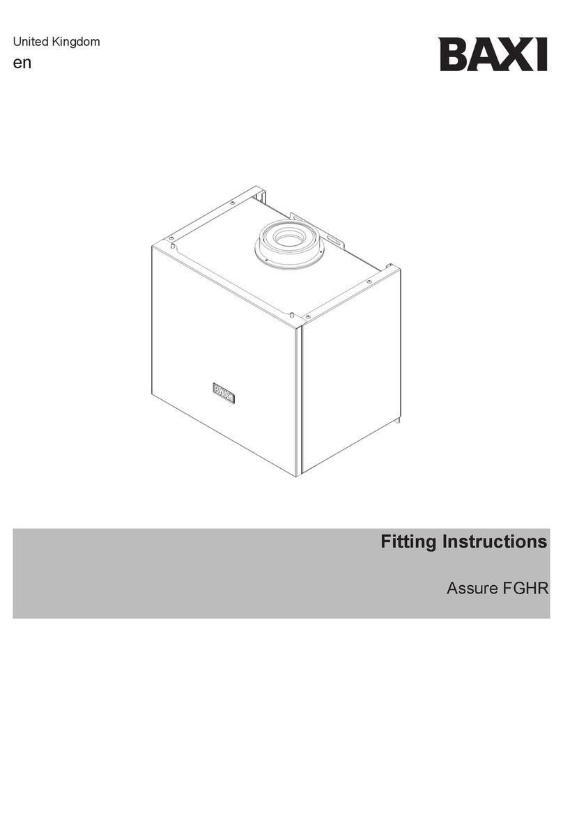 Baxi Assure FGHR User manual