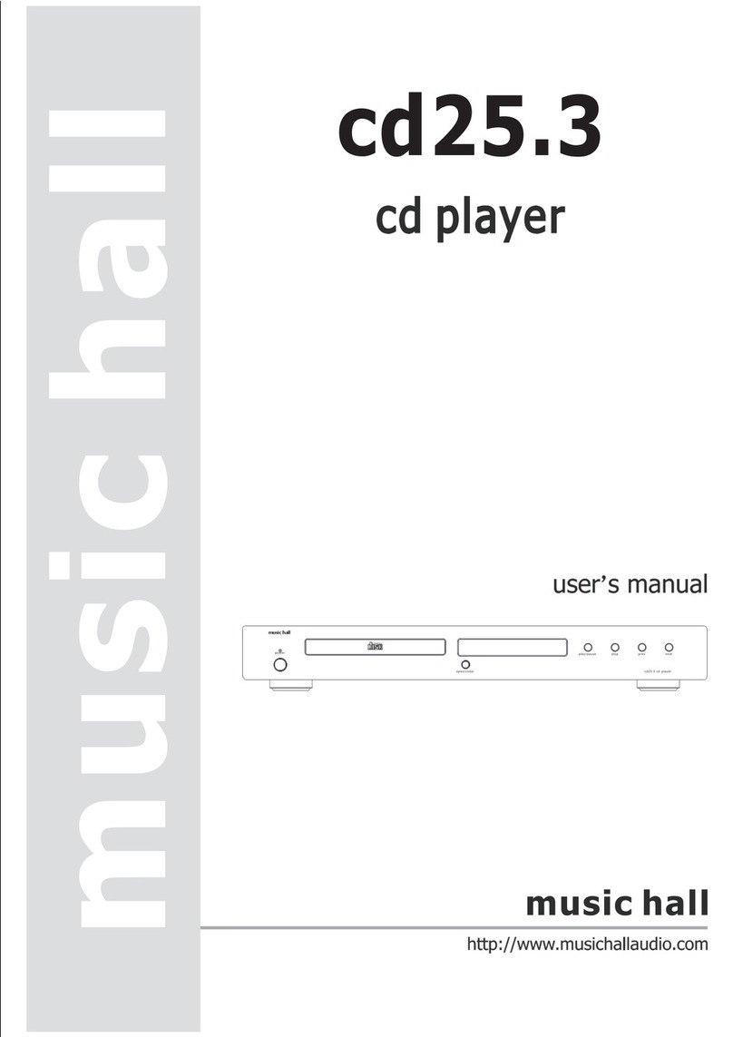 MUSIC HALL cd25.3 user manual