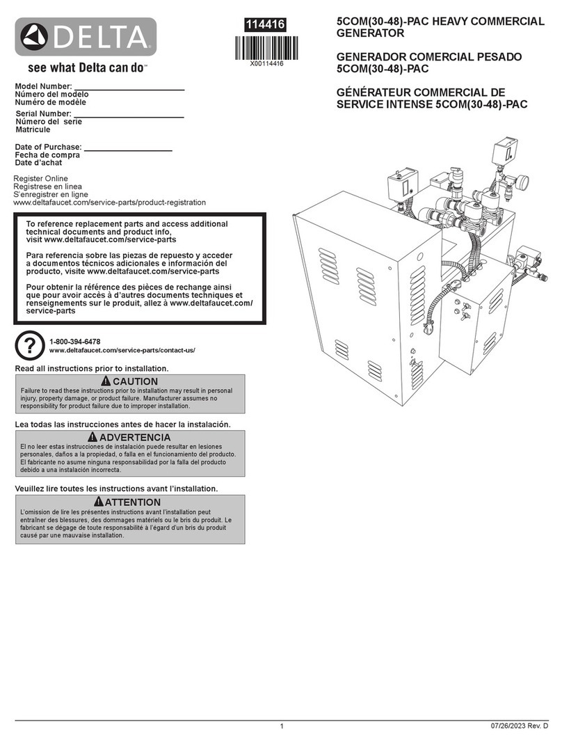 Delta 5COM-PAC User manual