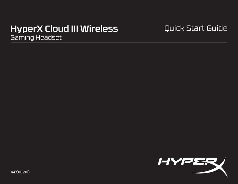 HyperX Cloud III Wireless User manual