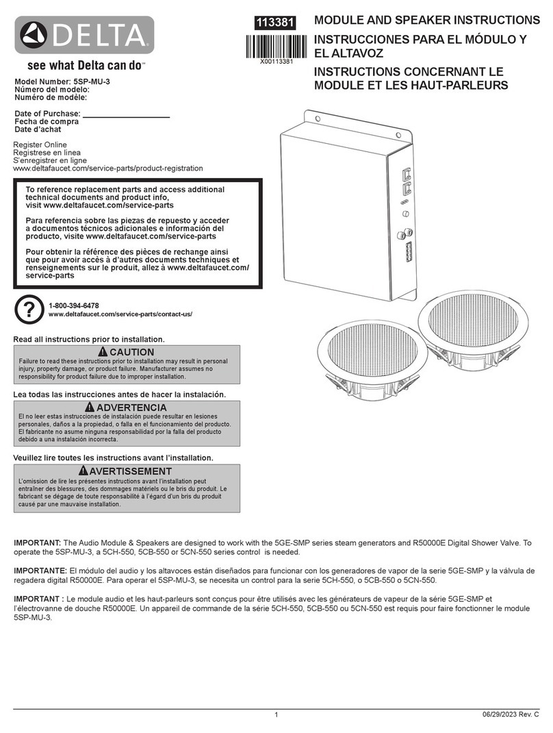 Delta 5SP-MU-3 instructions