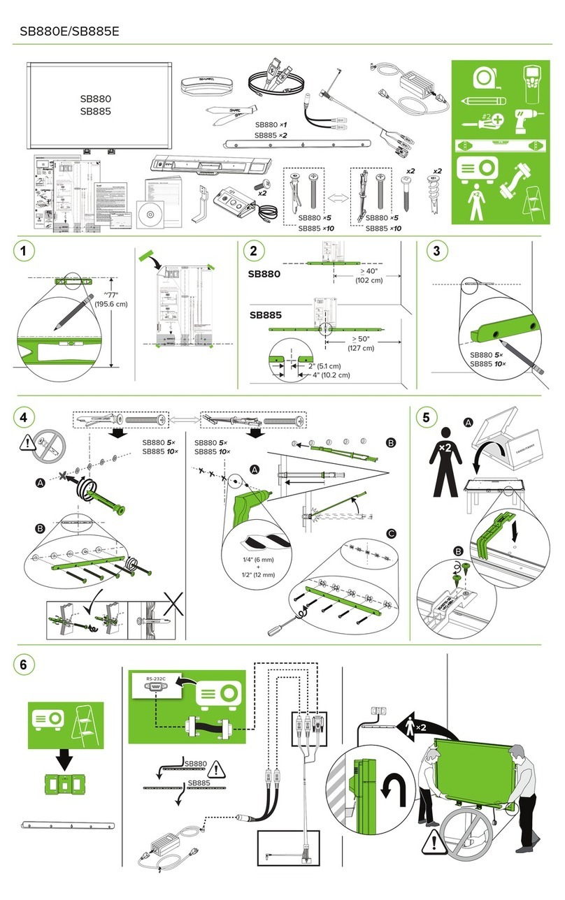 SMART SB880E quick start guide
