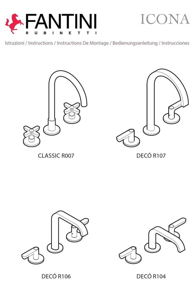 Fantini Rubinetti ICONA CLASSIC R007 instructions