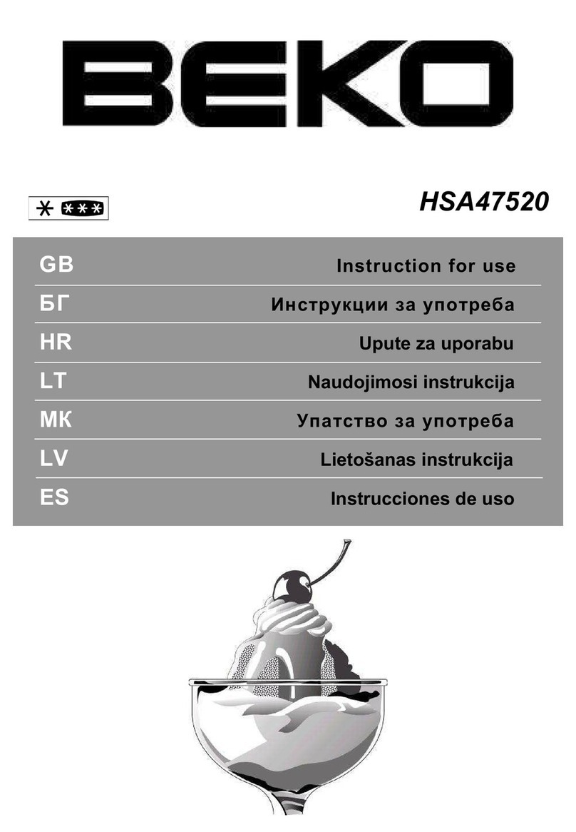 Beko HSA 47520 Instructions for use