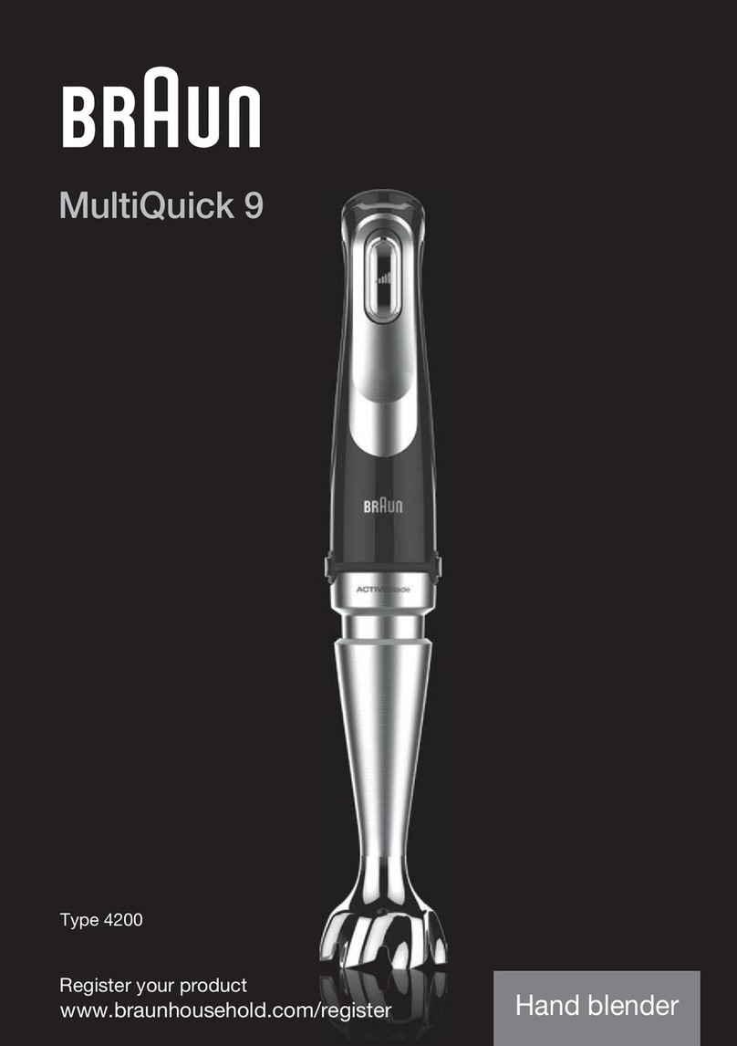Braun MultiQuick 9 MQ 9087 X manual