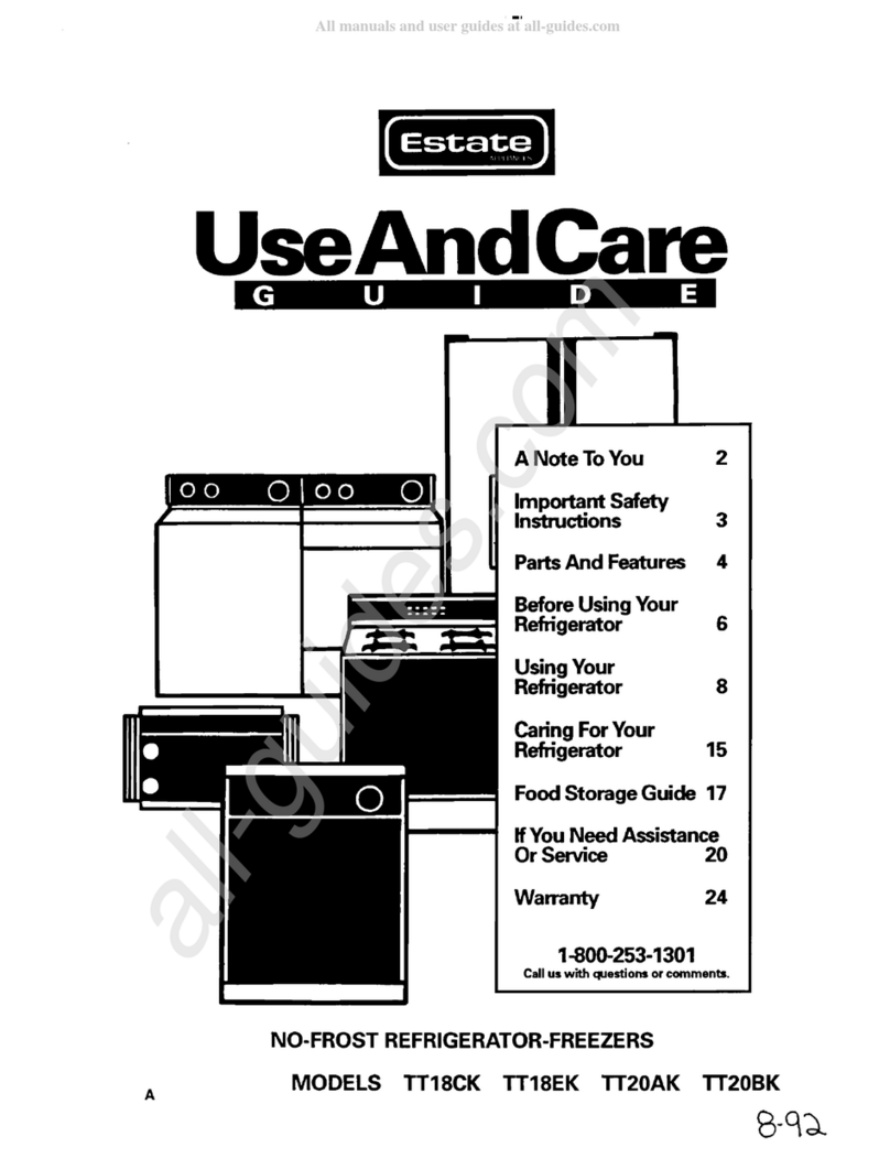Whirlpool TT18CK User manual