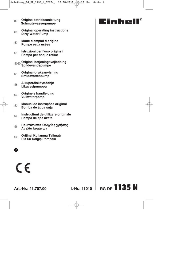 EINHELL RG-DP 1135 N User manual