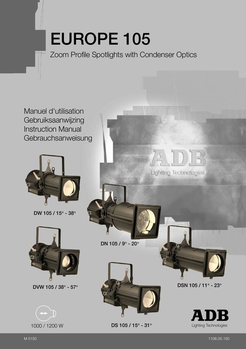ADB EUROPE 105 instruction manual