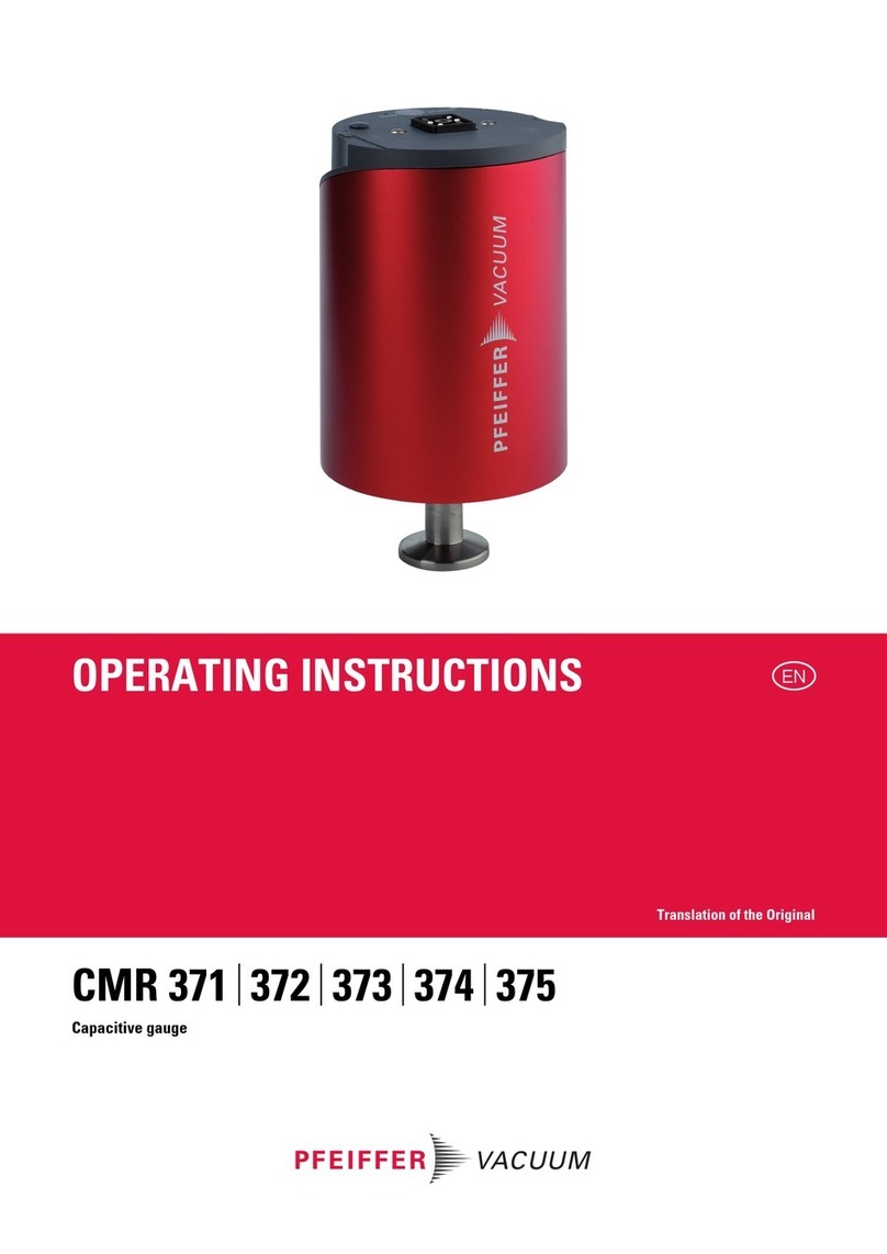 Pfeiffer Vacuum CMR371 User manual
