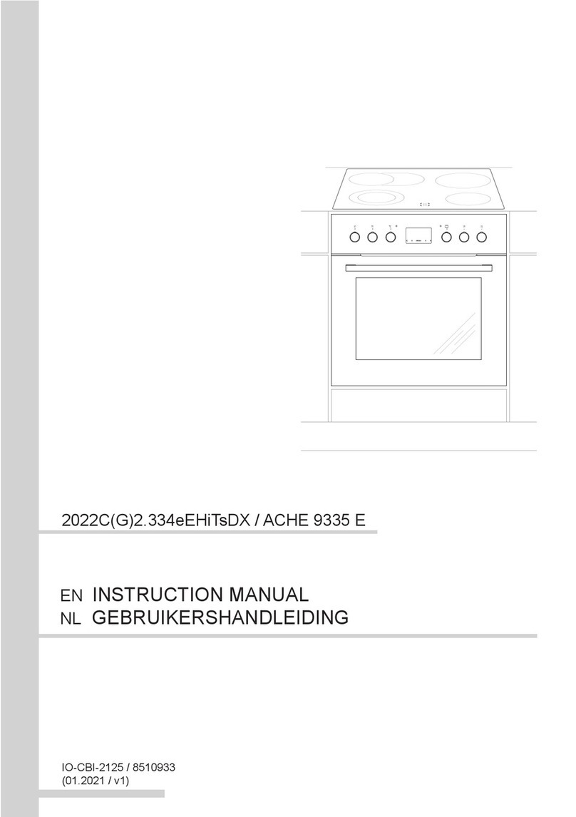 Amica ACHE 9335 E instruction manual